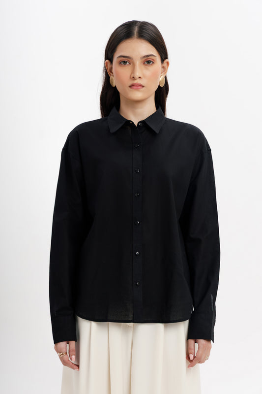 Relaxed Fit Linen Shirt