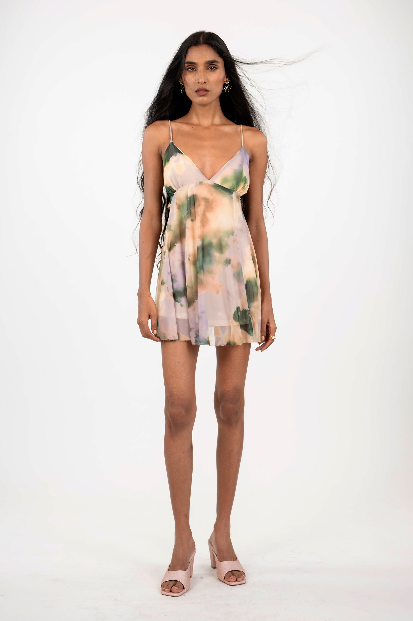 Printed Tulle Mini