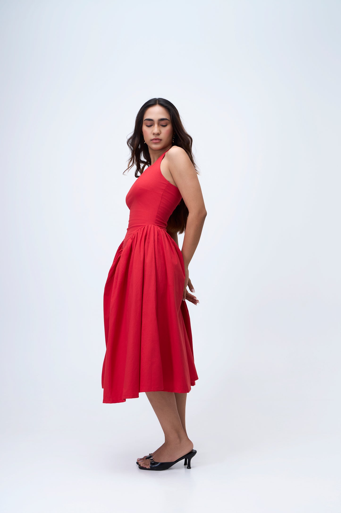 Drop Waist Midi