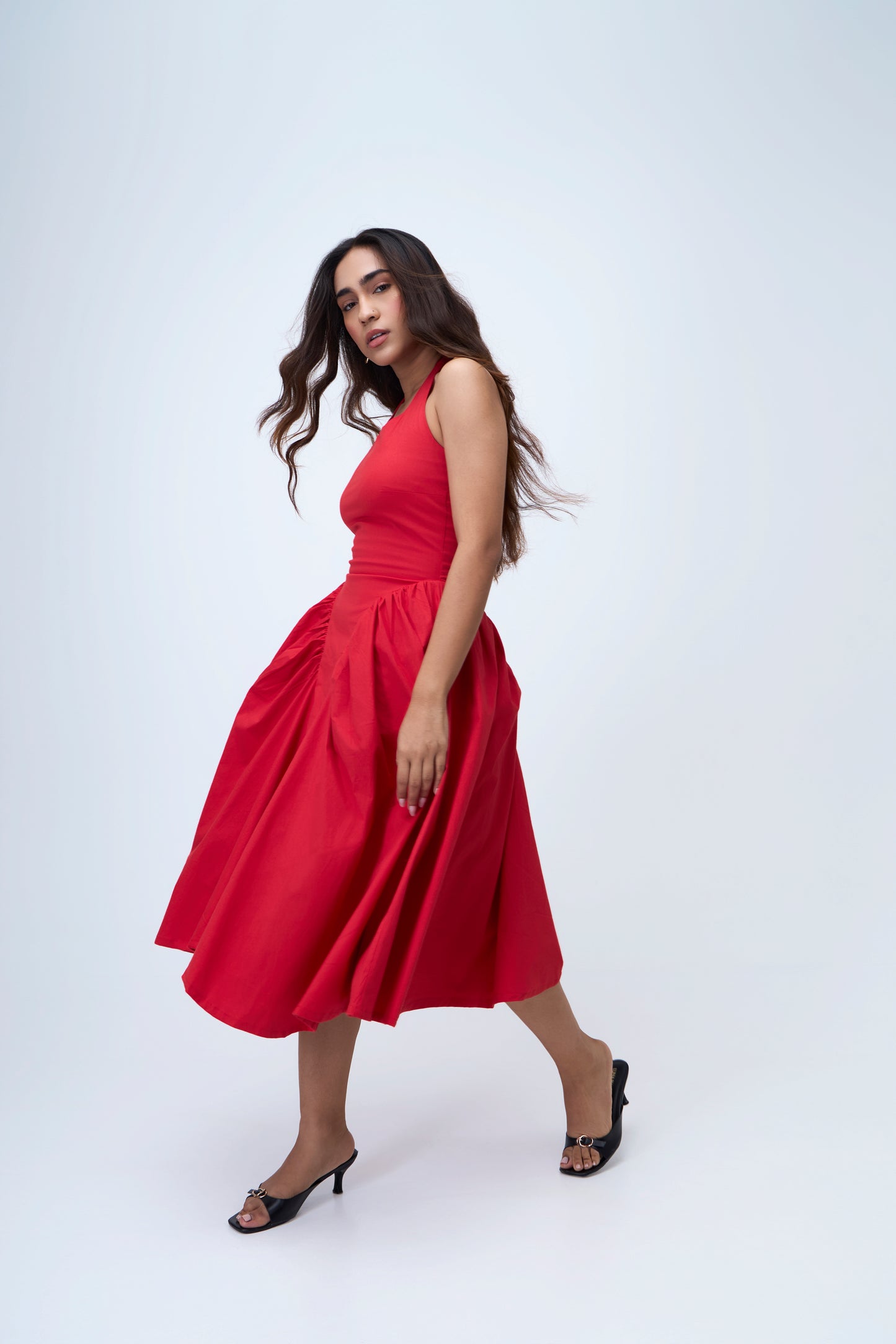 Drop Waist Midi