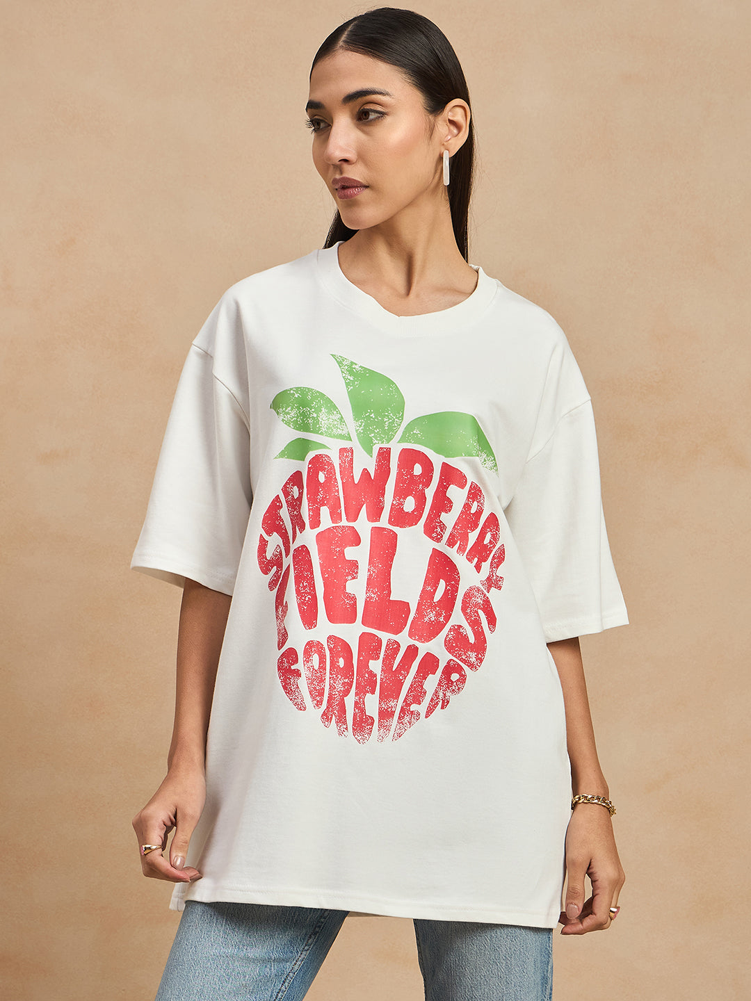 Graphic Drop Shoulder Tee