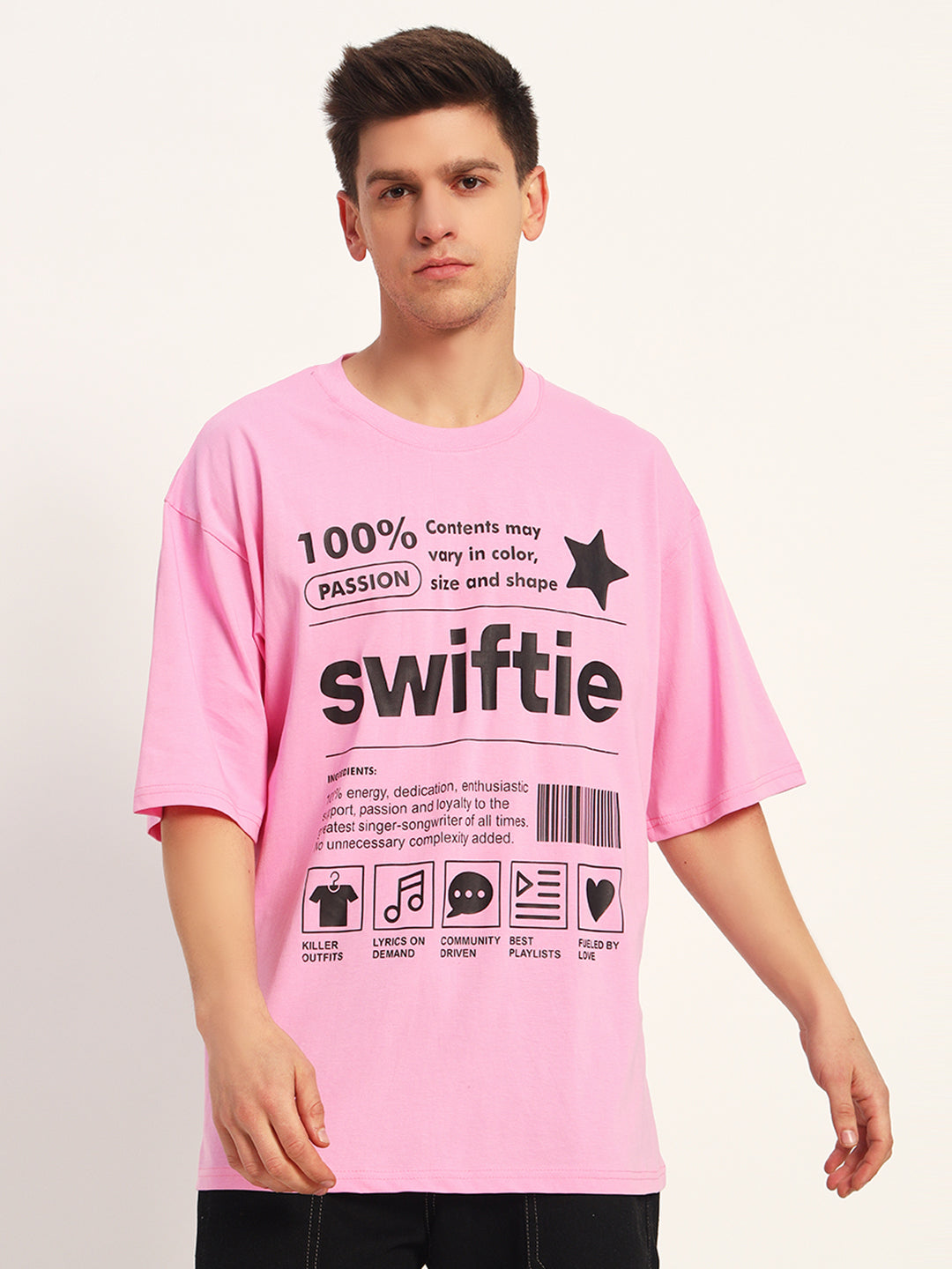 Graphic Drop Shoulder Tee