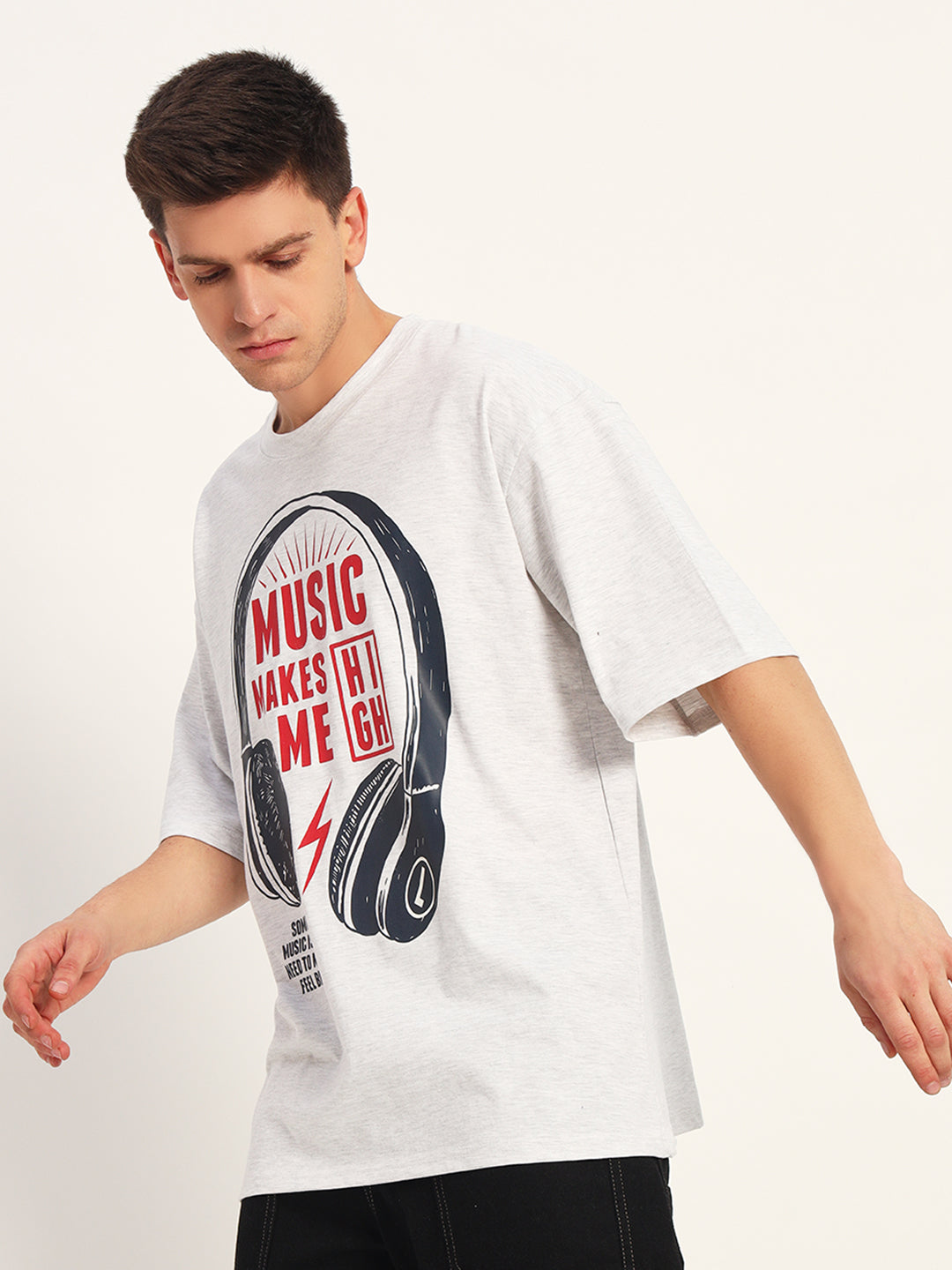 Graphic Drop Shoulder Tee