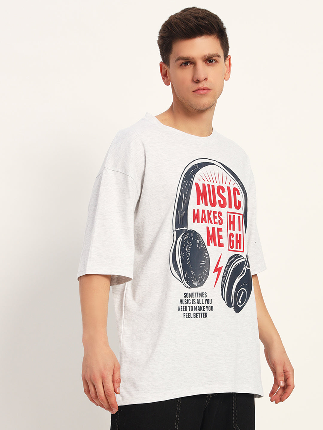 Graphic Drop Shoulder Tee