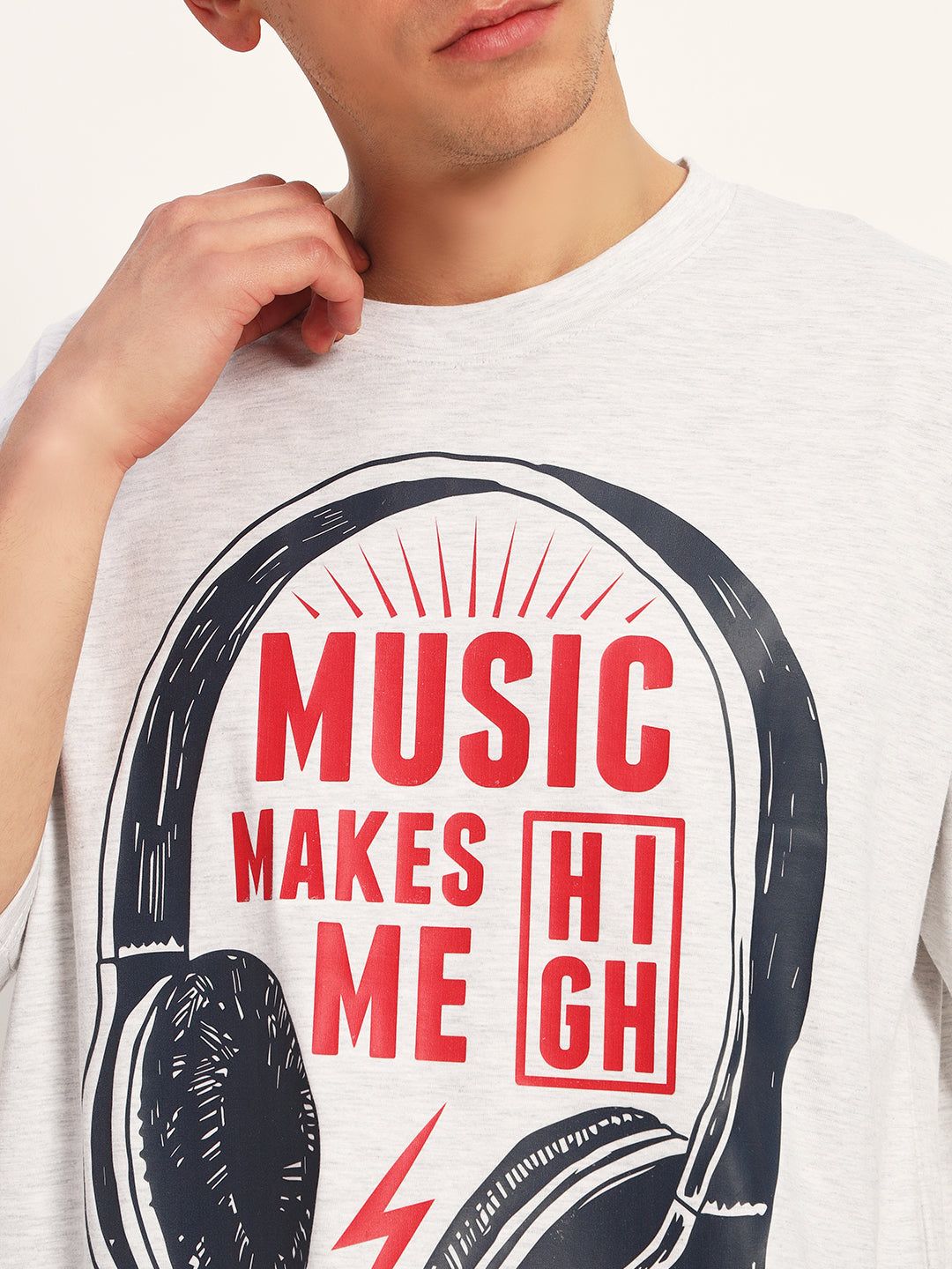 Graphic Drop Shoulder Tee
