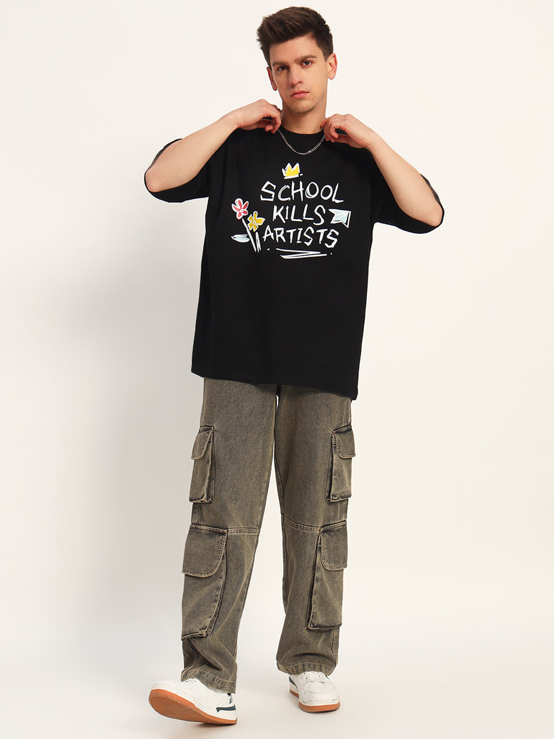 Graphic Drop Shoulder Tee
