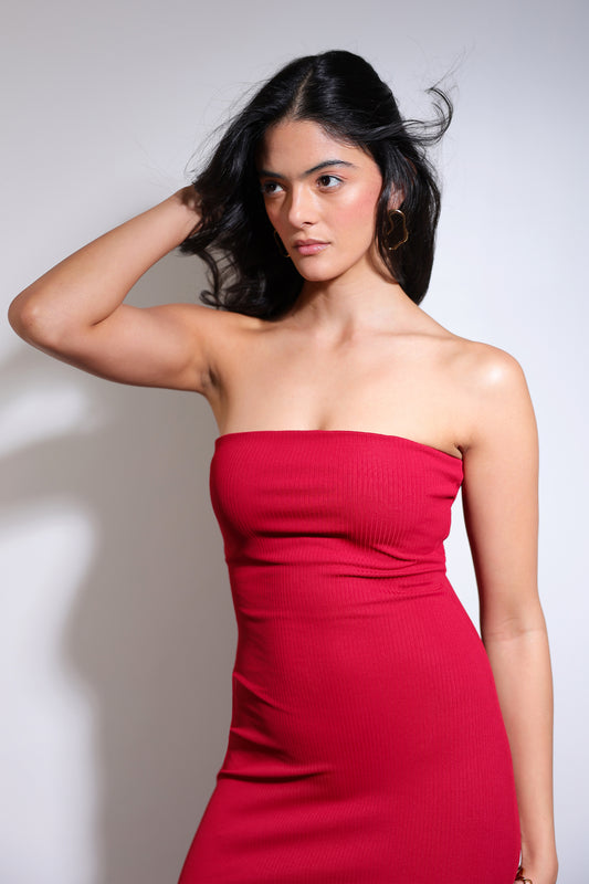 Strapless Bandeau Maxi