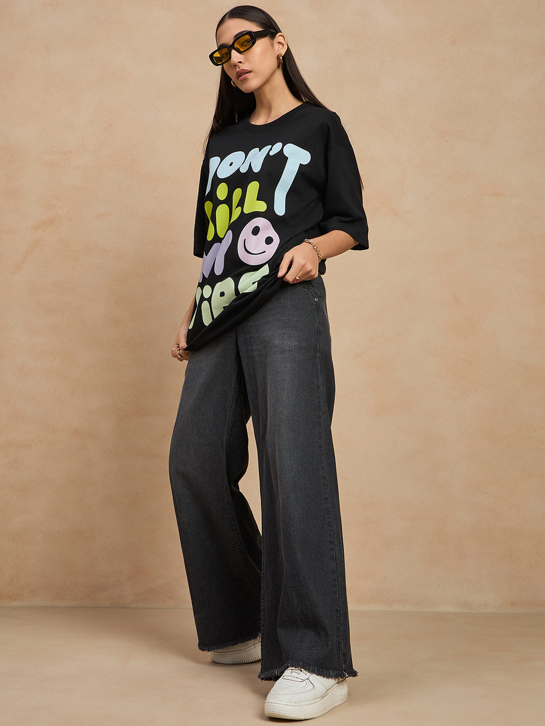 Graphic Drop Shoulder Tee
