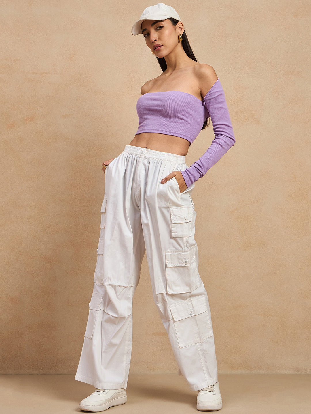 Ribbed Square Neck Top