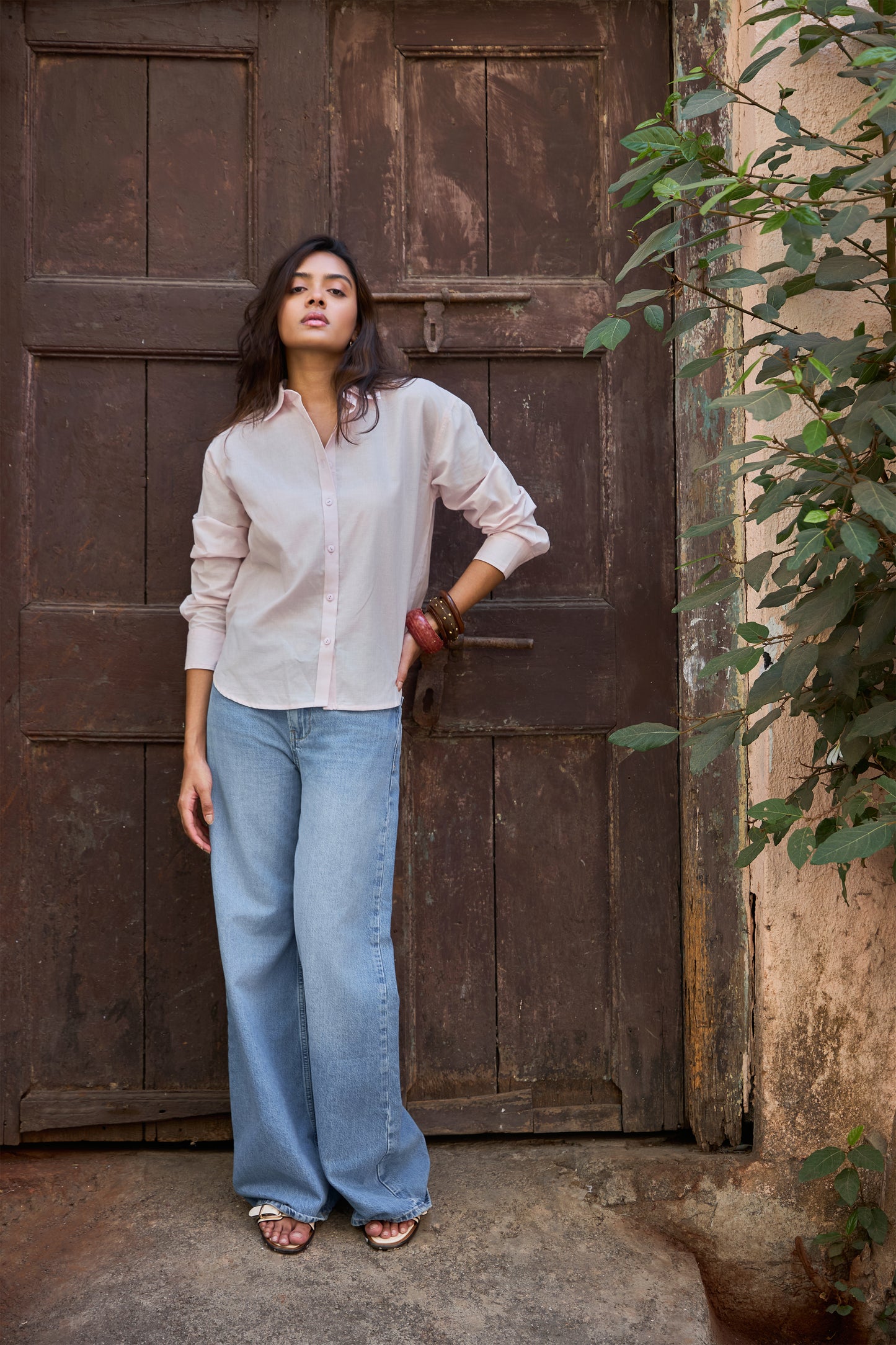 Relaxed Fit Linen Shirt