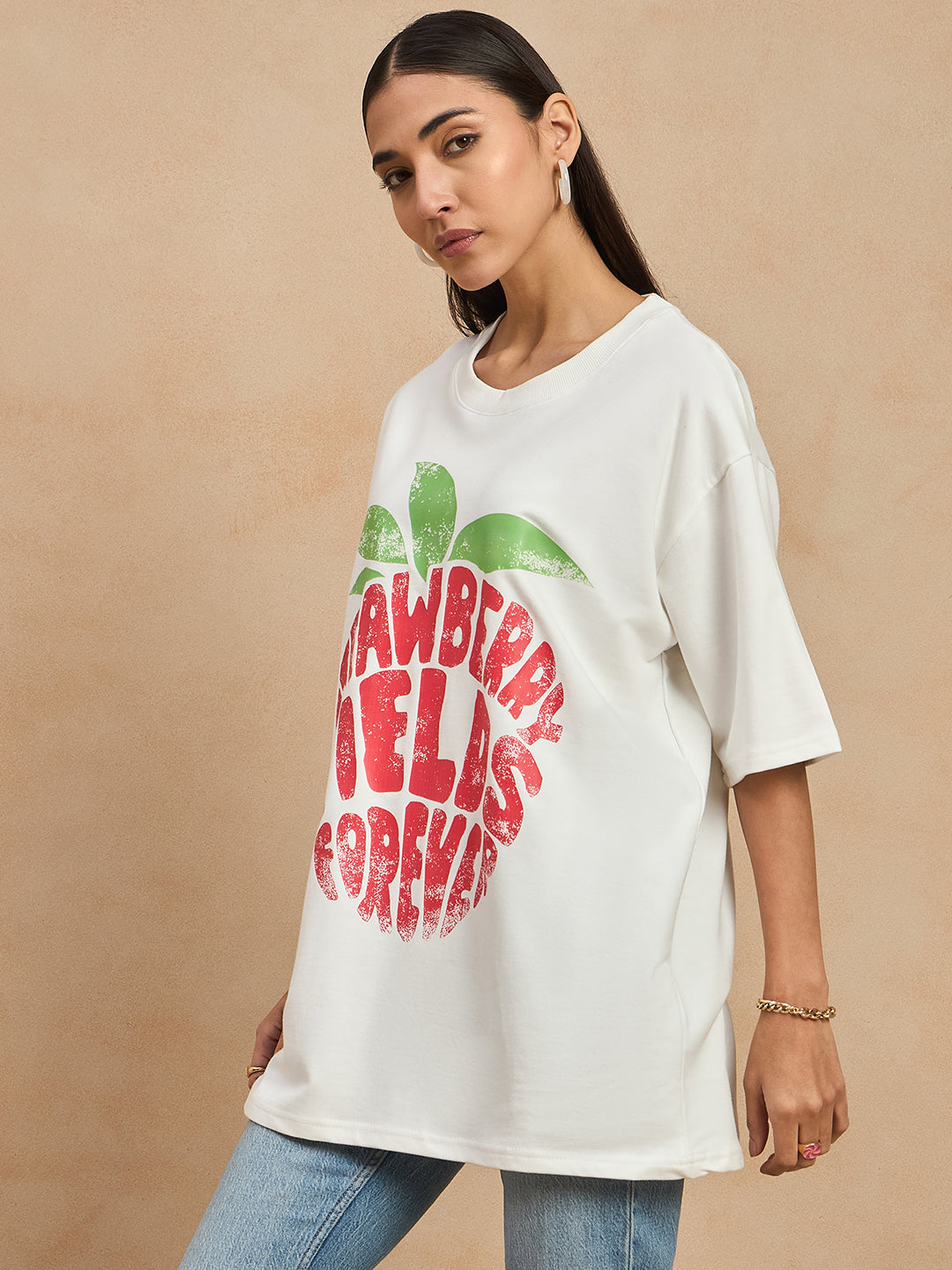 Graphic Drop Shoulder Tee