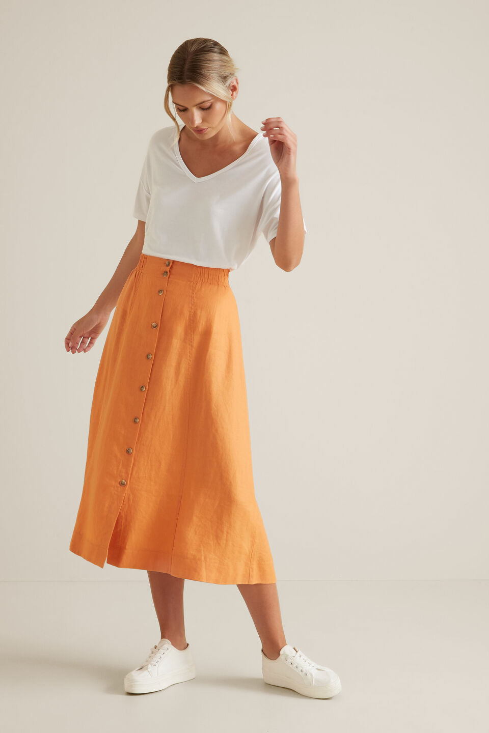 White Relaxed Fit T-shirt