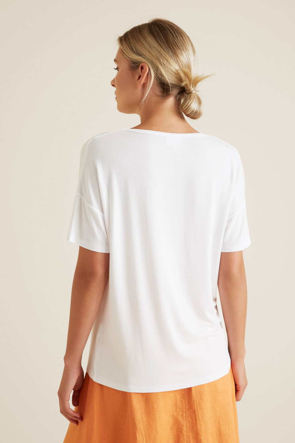White Relaxed Fit T-shirt