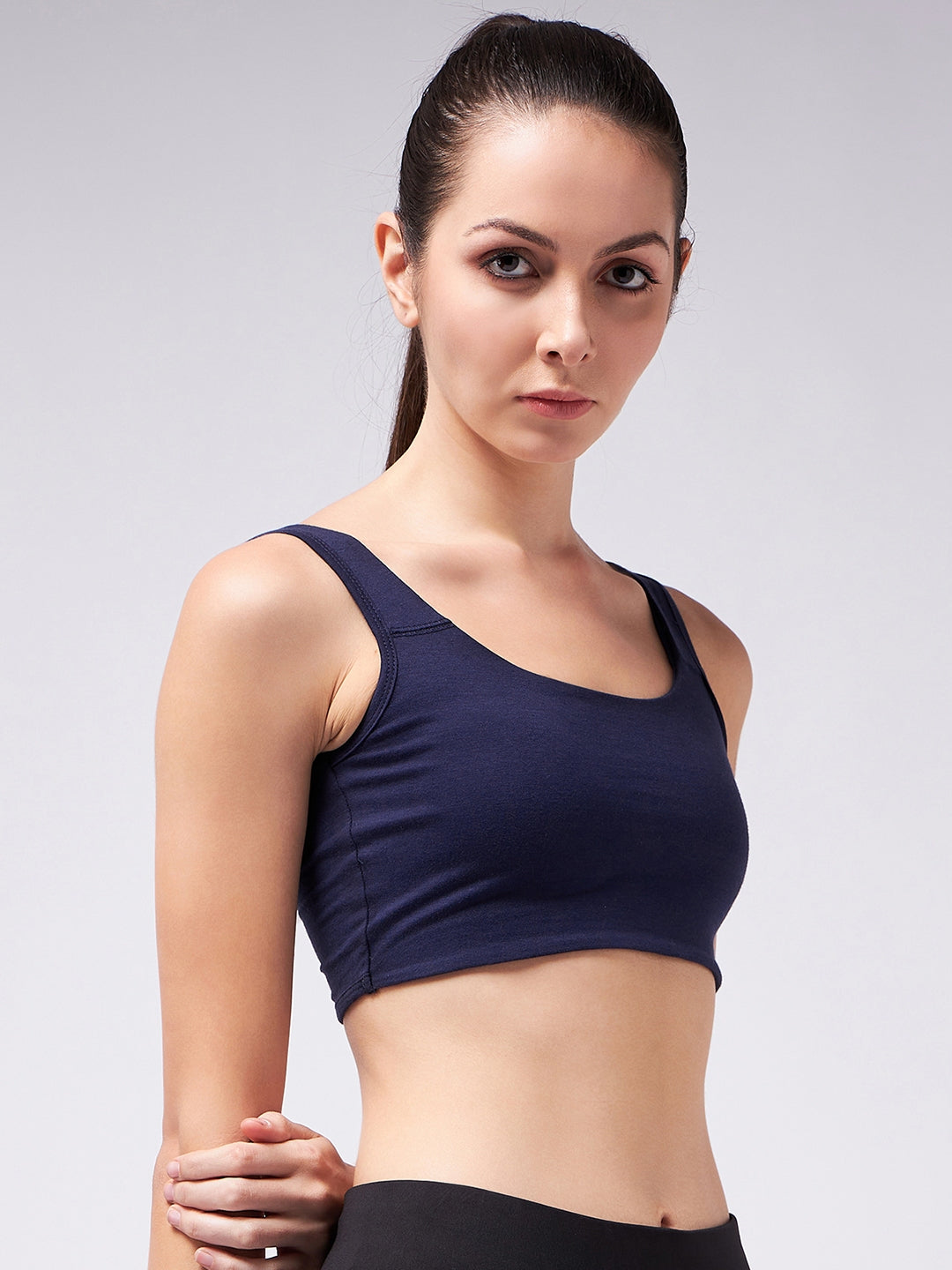Navy Bralette Top