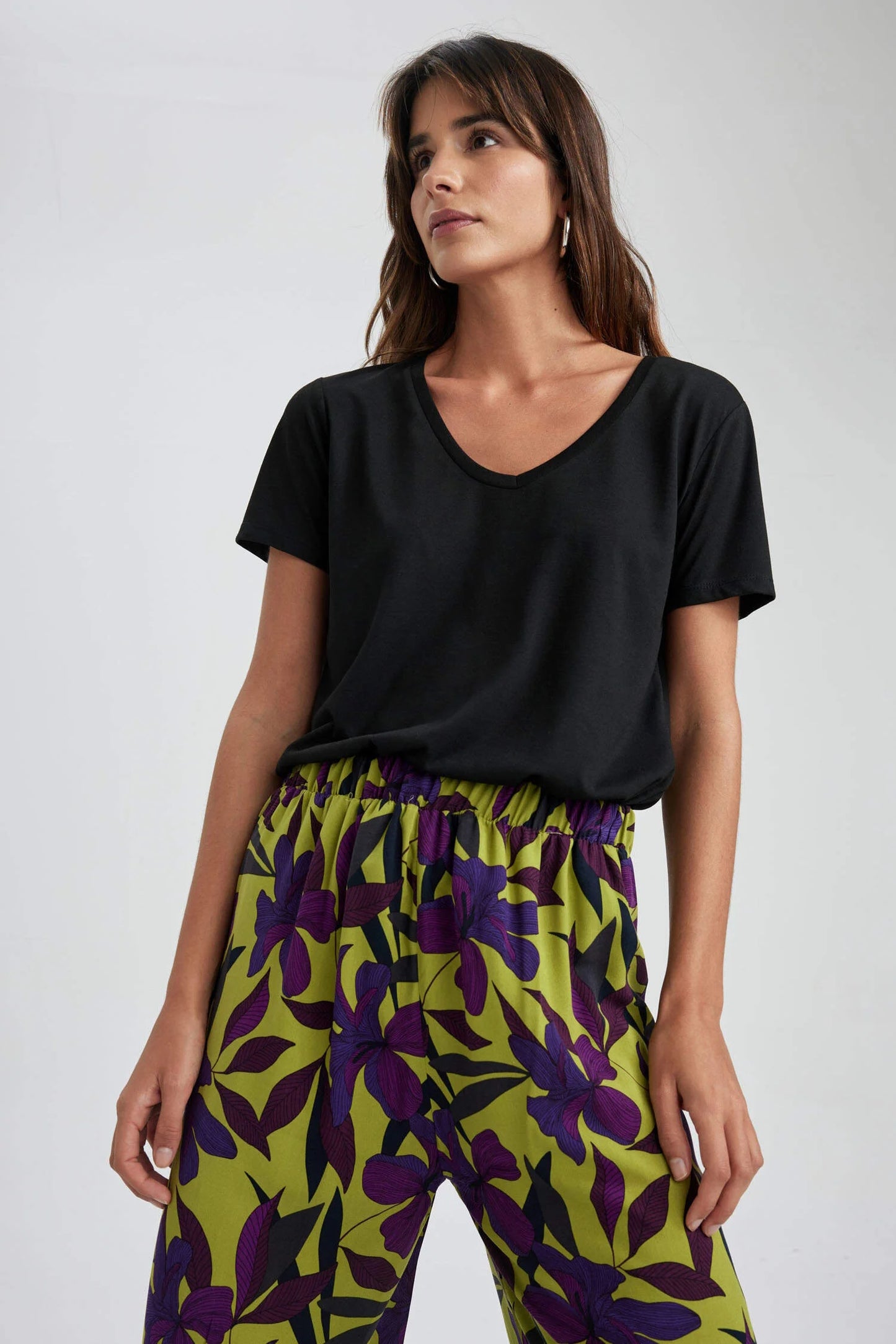 Black Relaxed Fit T-shirt