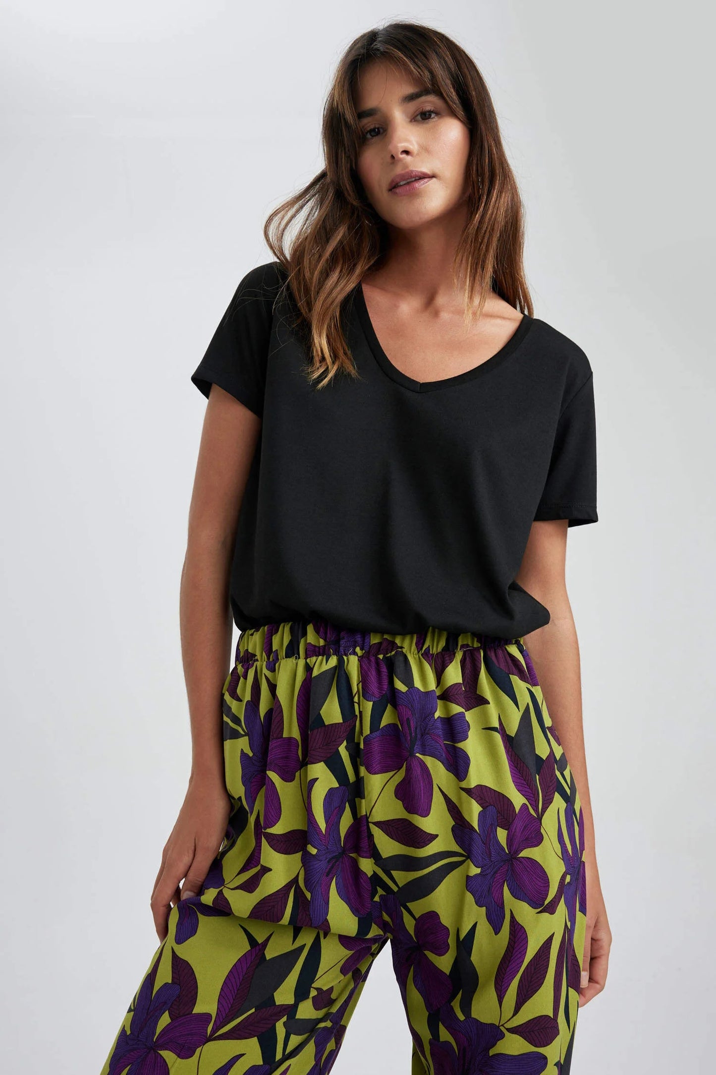 Black Relaxed Fit T-shirt