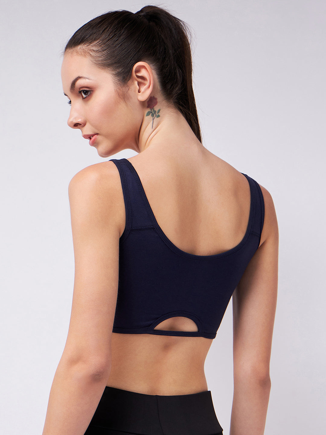 Navy Bralette Top