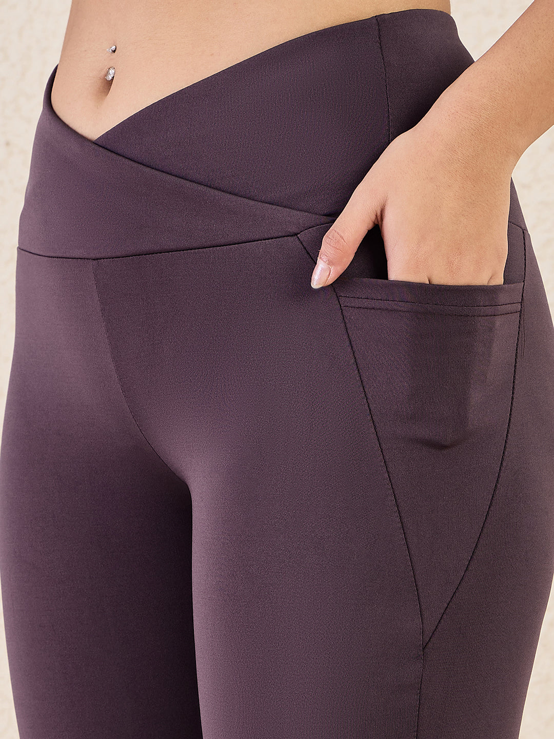 Criss-Cross Flare Pants