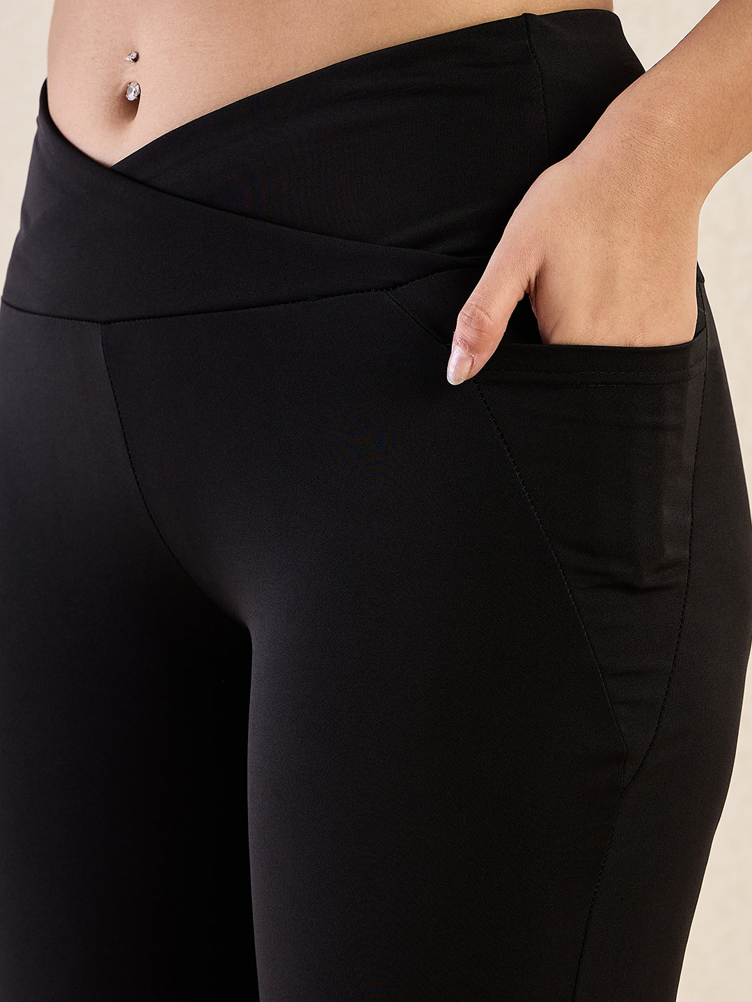 Criss-Cross Flare Pants