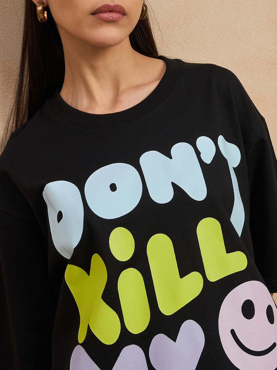 Graphic Drop Shoulder Tee