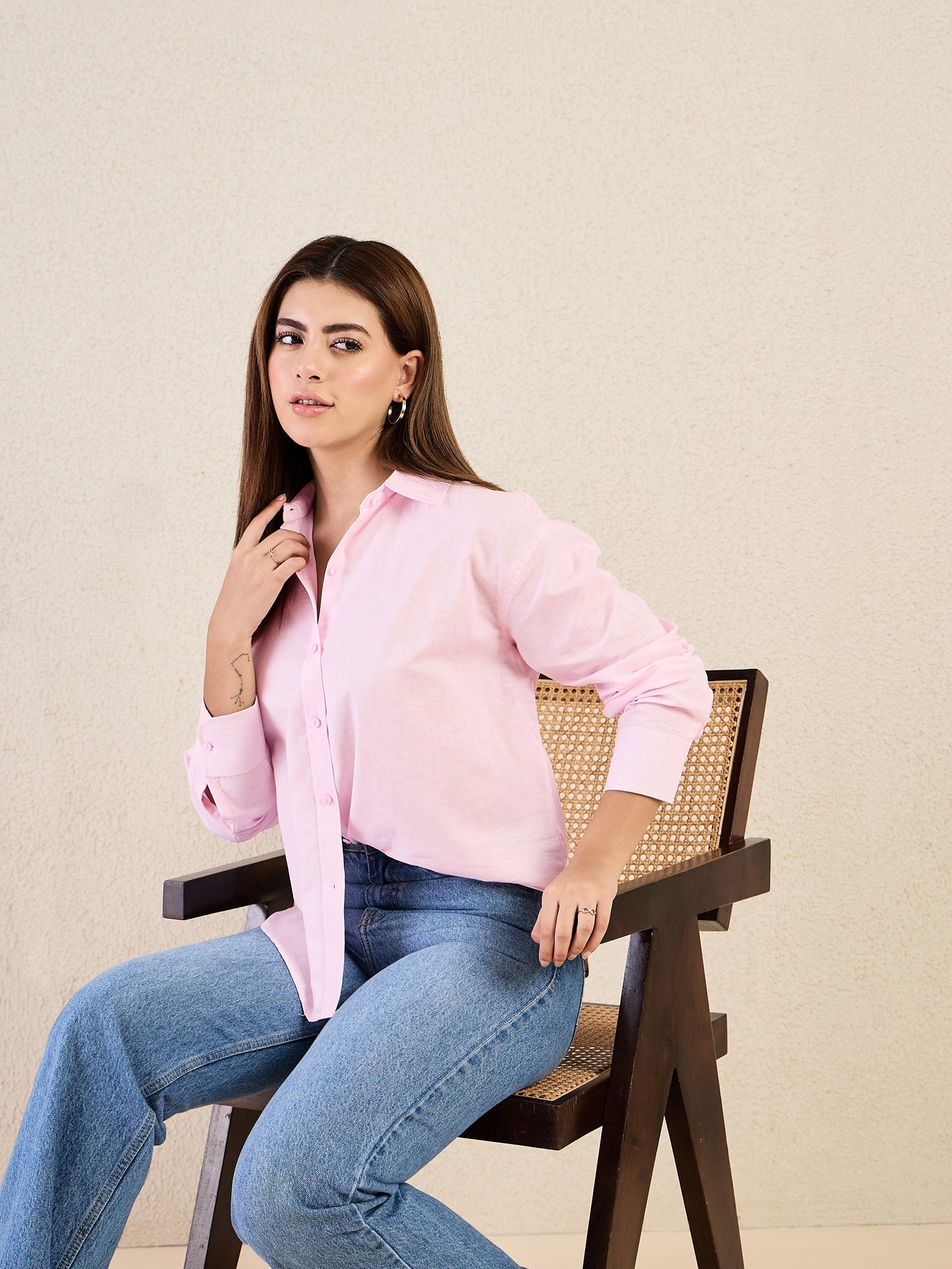 Relaxed Fit Linen Shirt