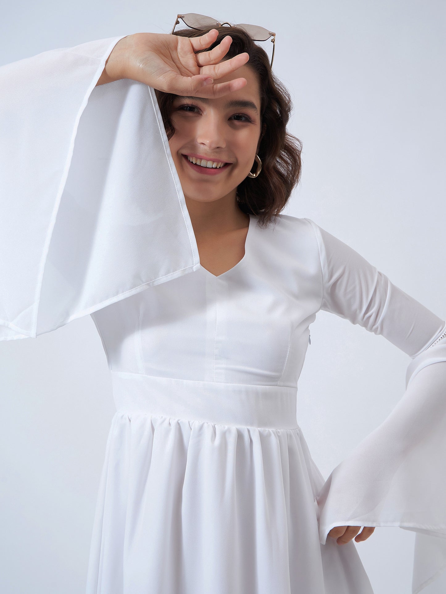 Boho Sleeve Skater Dress
