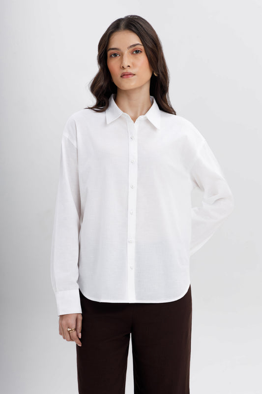 Relaxed Fit Linen Shirt
