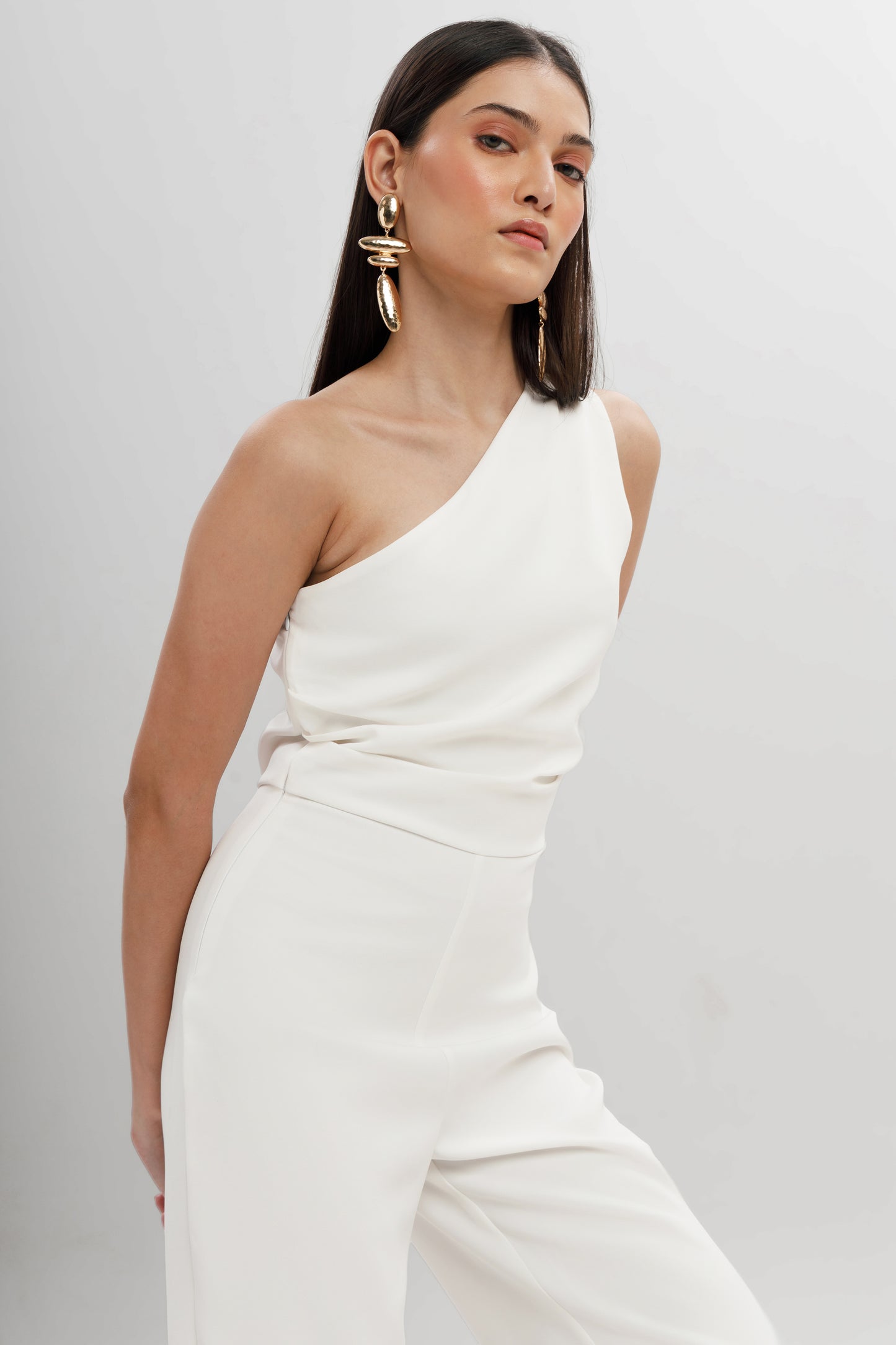 One Shoulder Jumpsuit