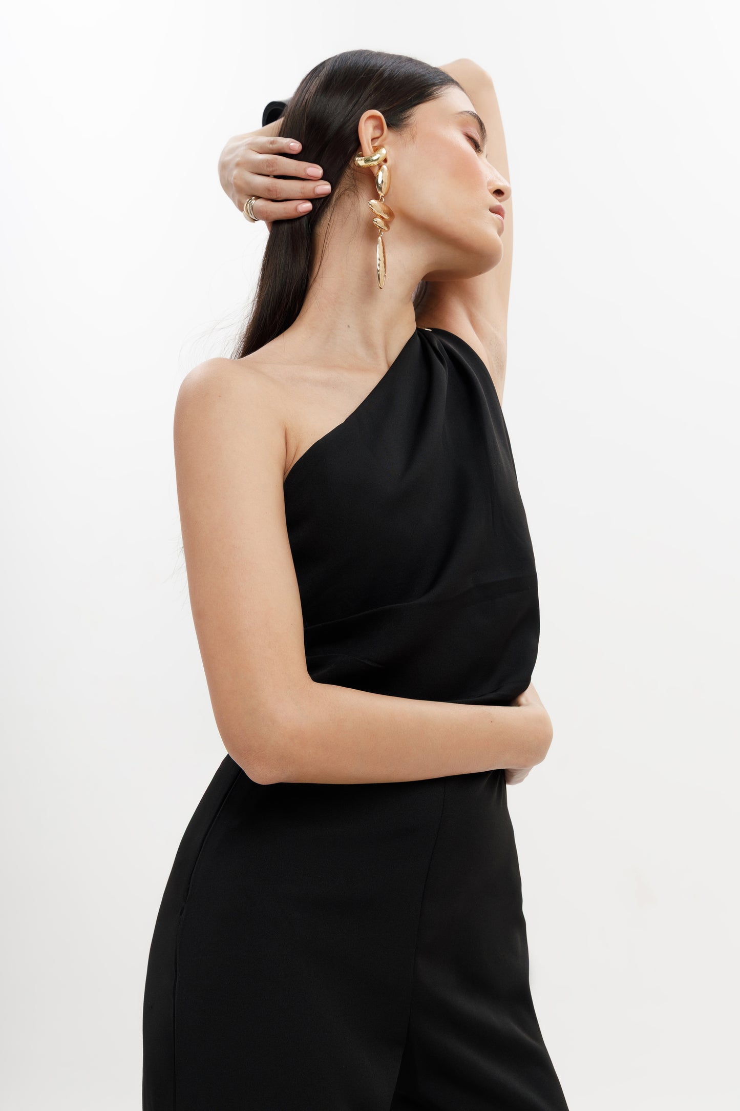 One Shoulder Jumpsuit