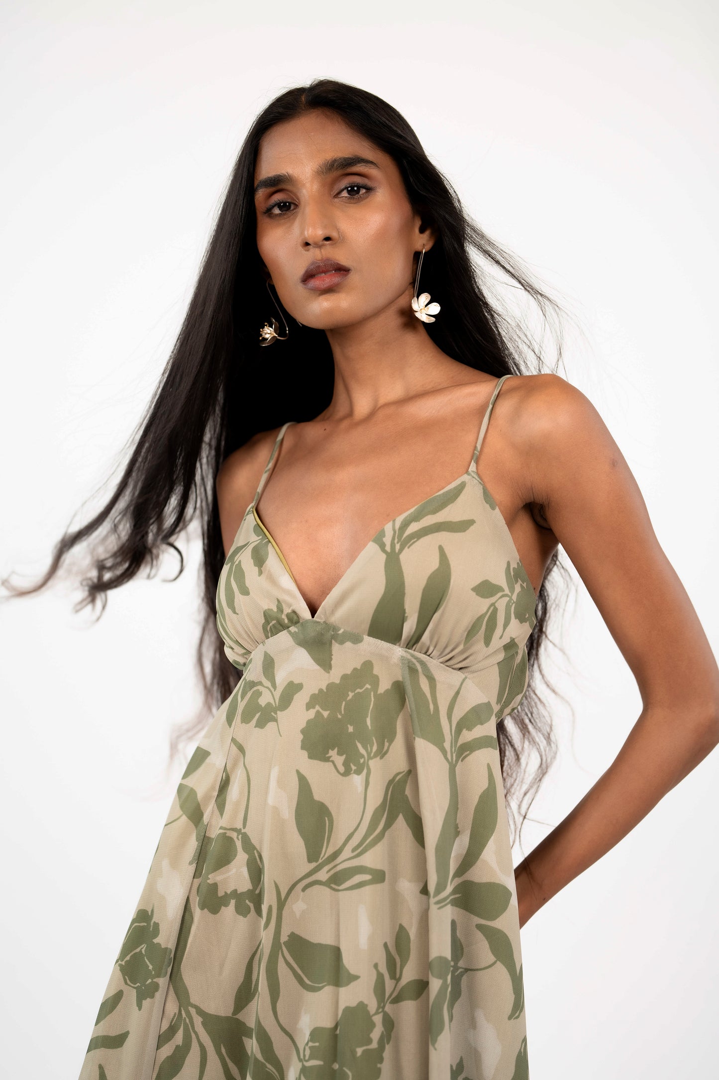 Printed Tulle Mini