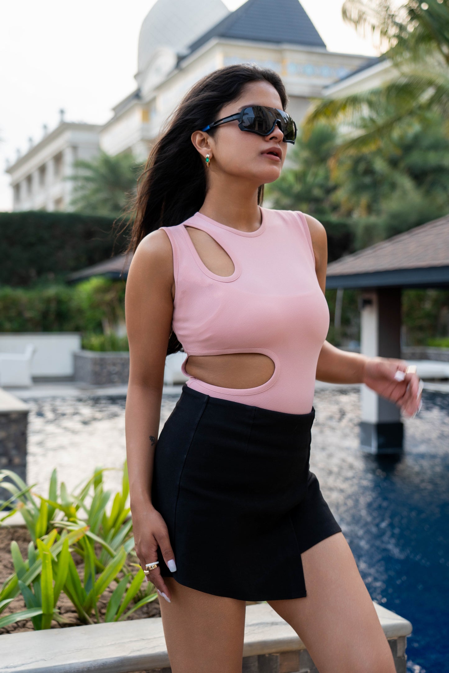 Cut Out Detail Bodysuit