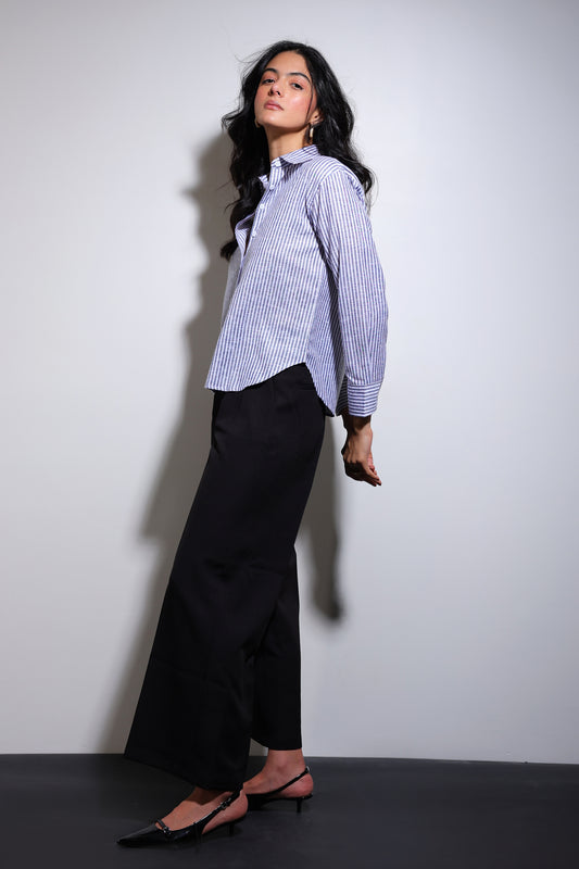 Relaxed Fit Striped Shirt