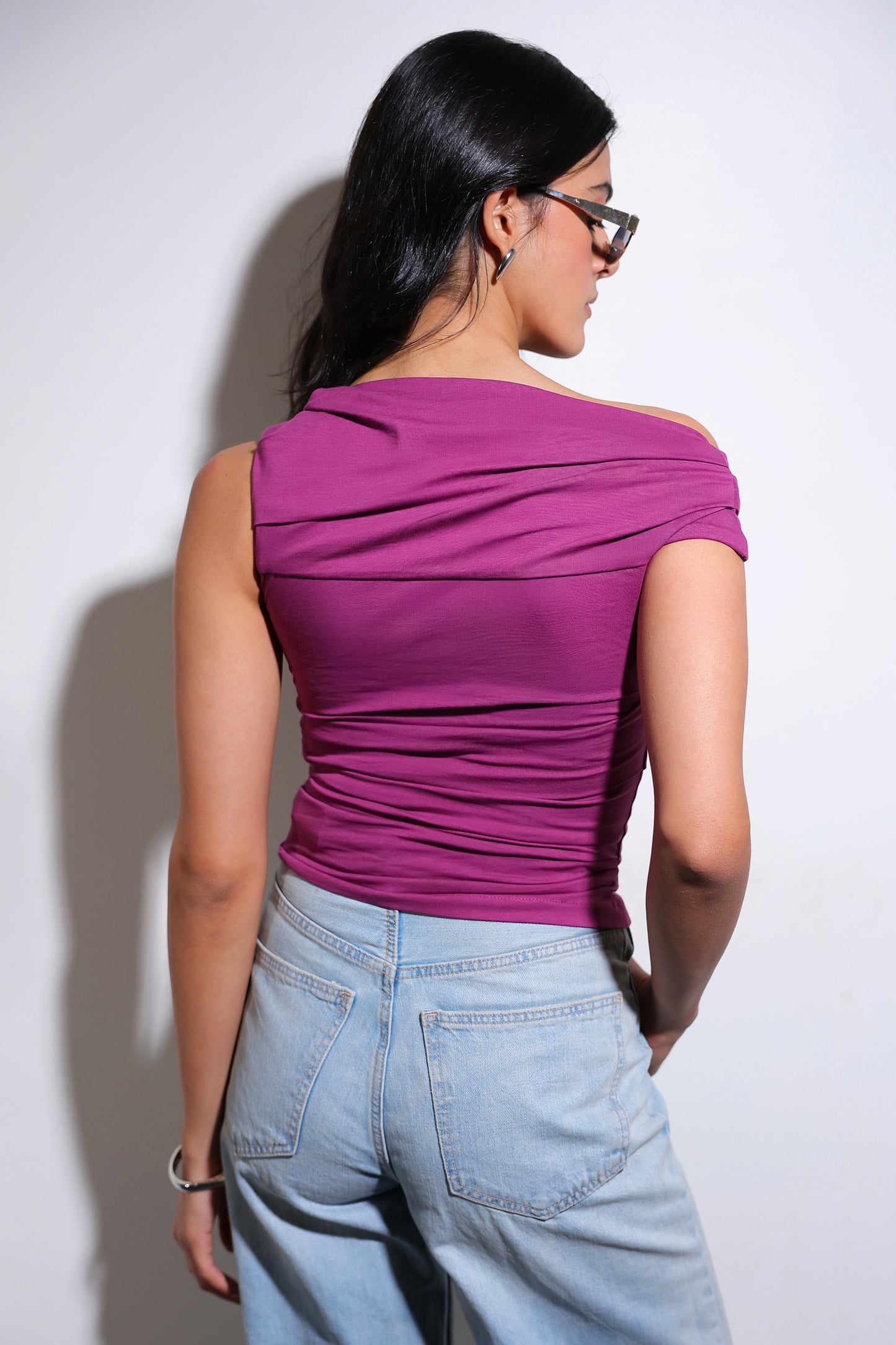 Asymmetric Draped Top