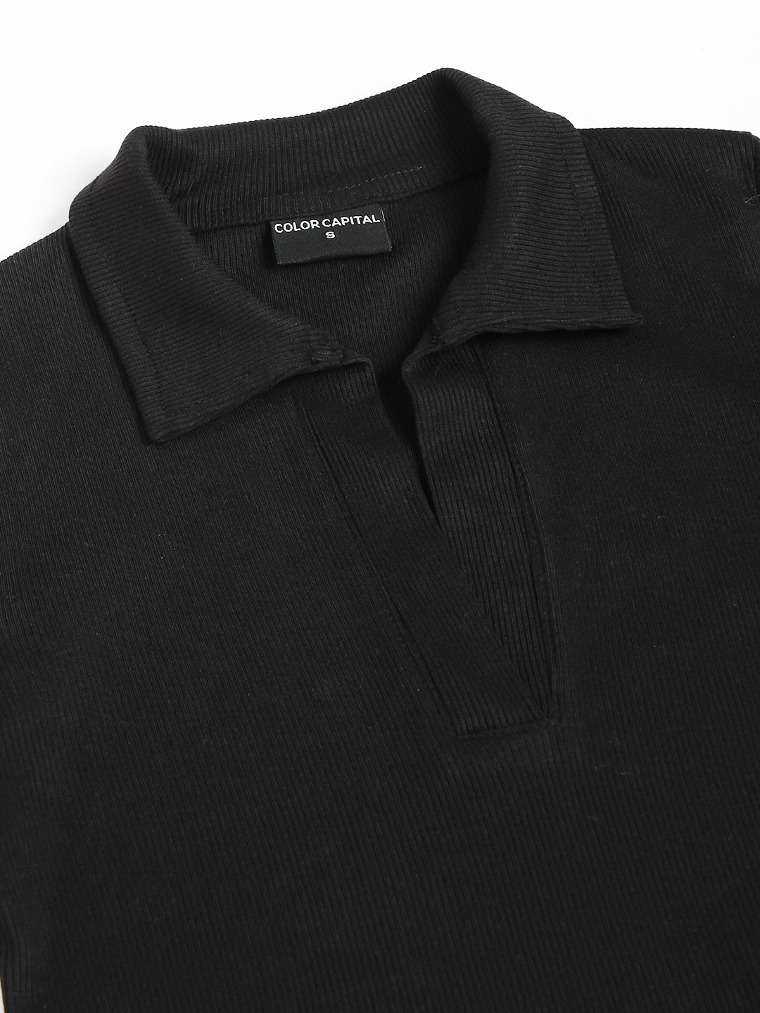 Black Collared Top