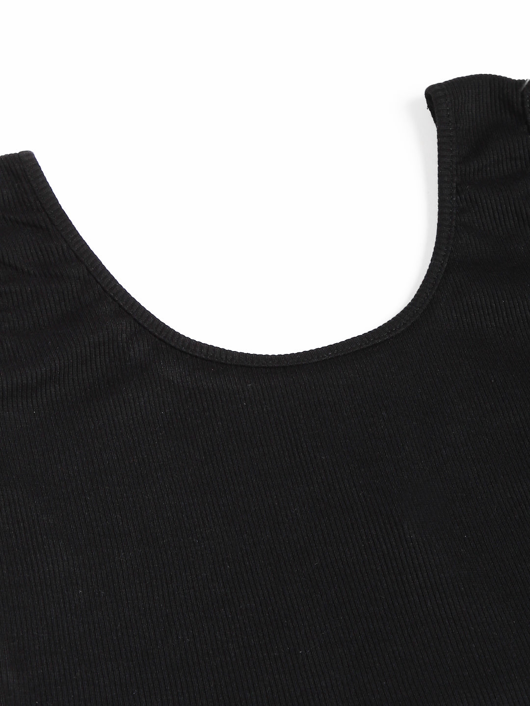 Black Vest Top