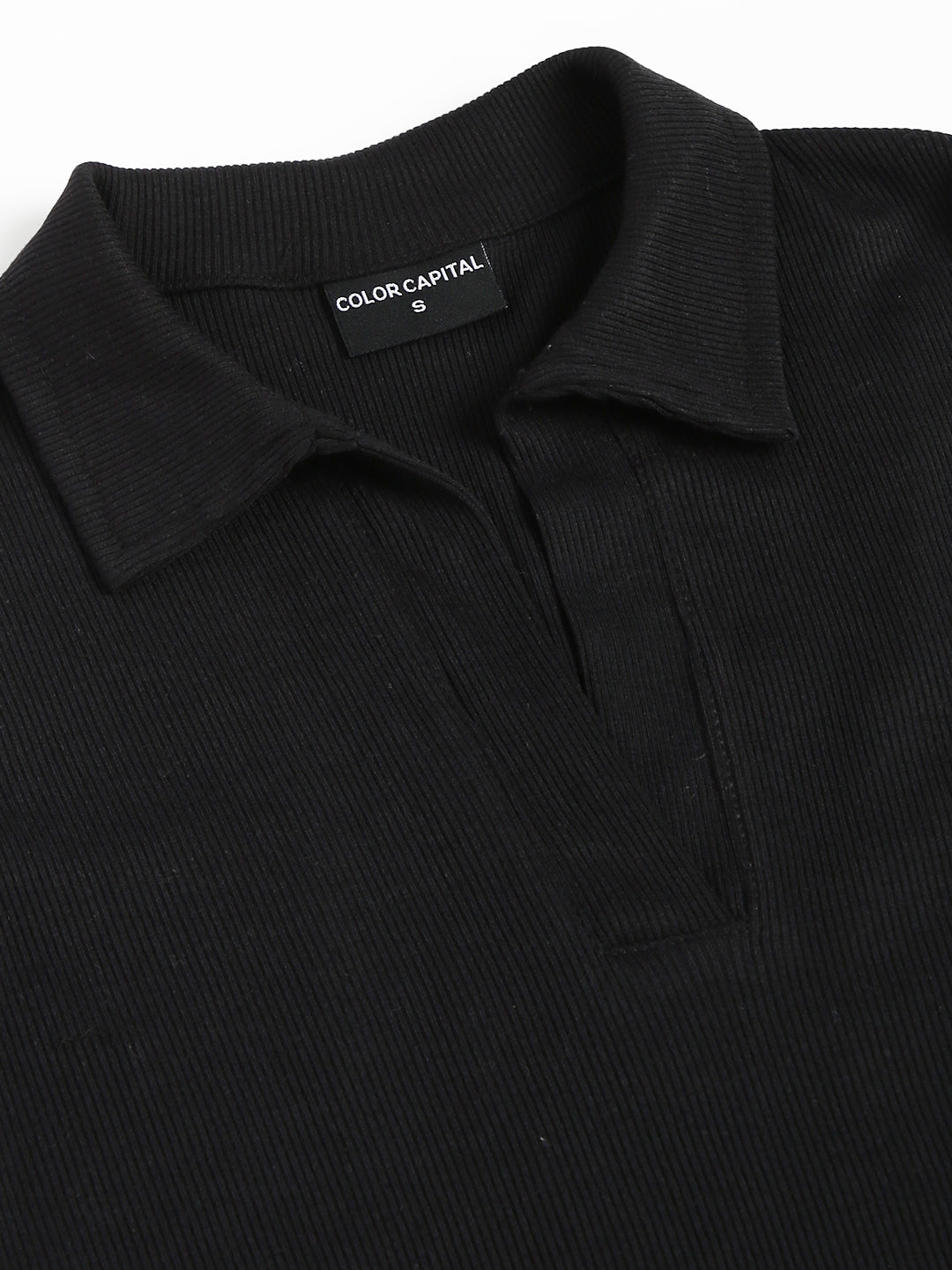 Black Collared Top