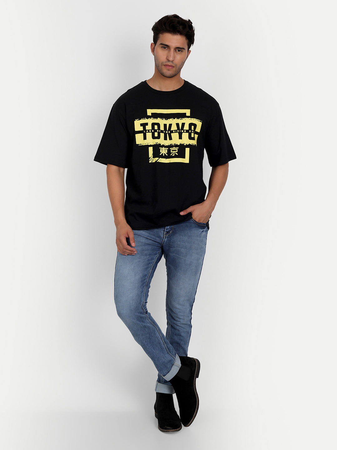 Graphic Drop Shoulder T-Shirt