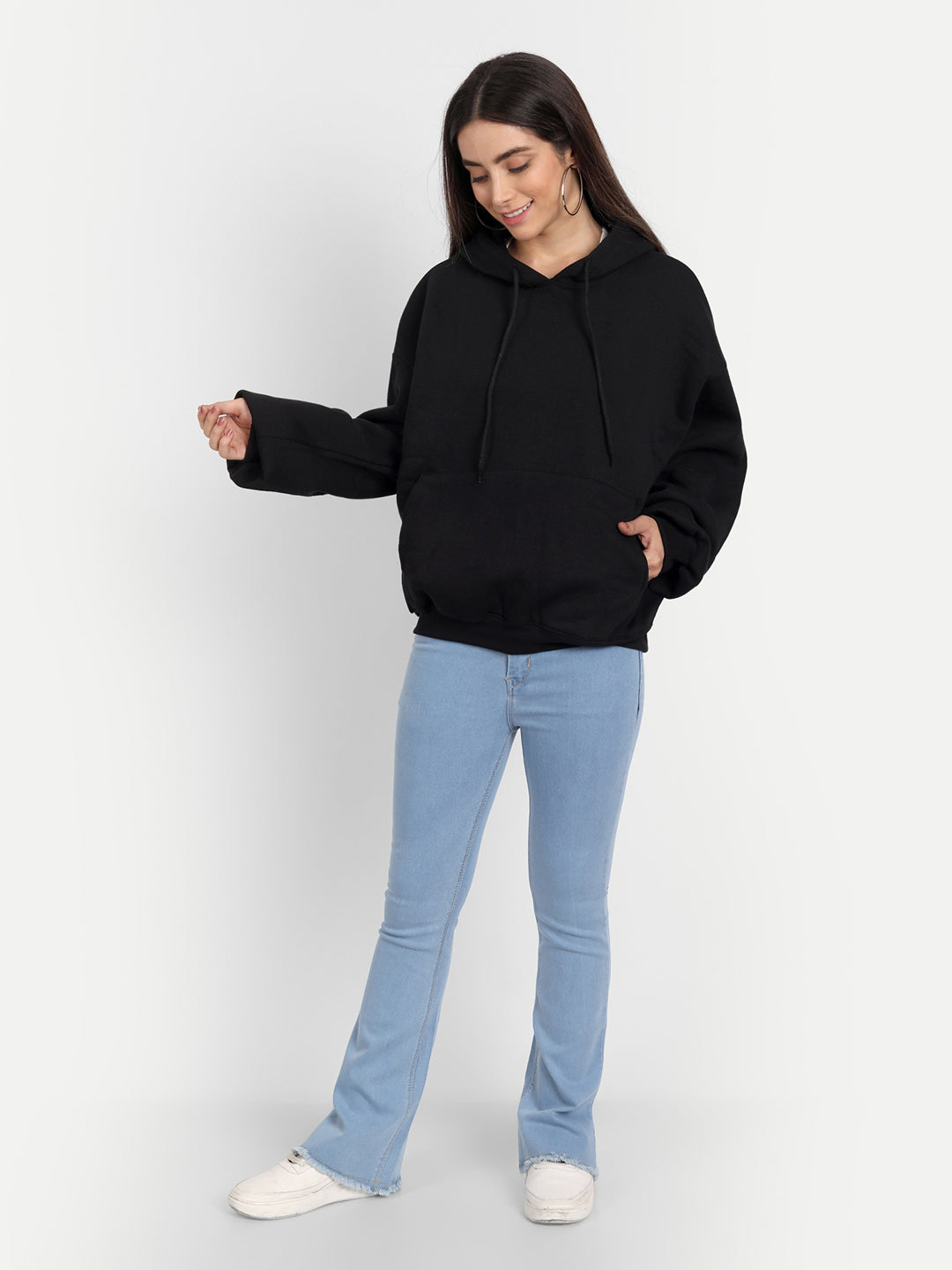 Black Oversized Hoodie