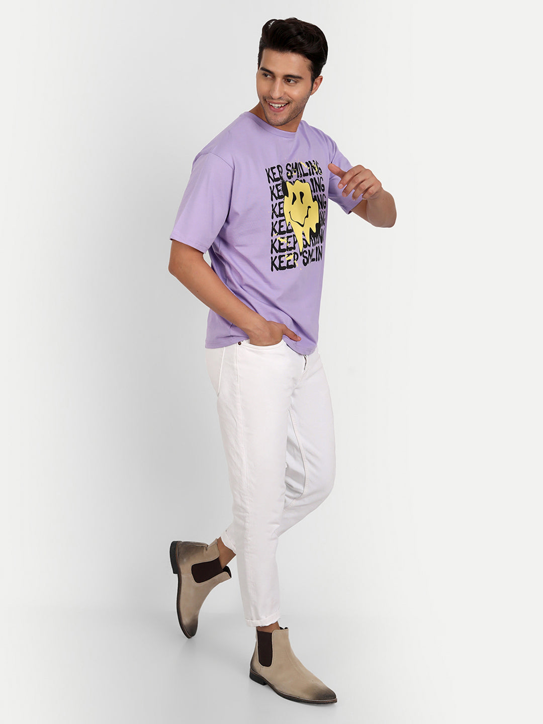 Graphic Drop Shoulder T-Shirt