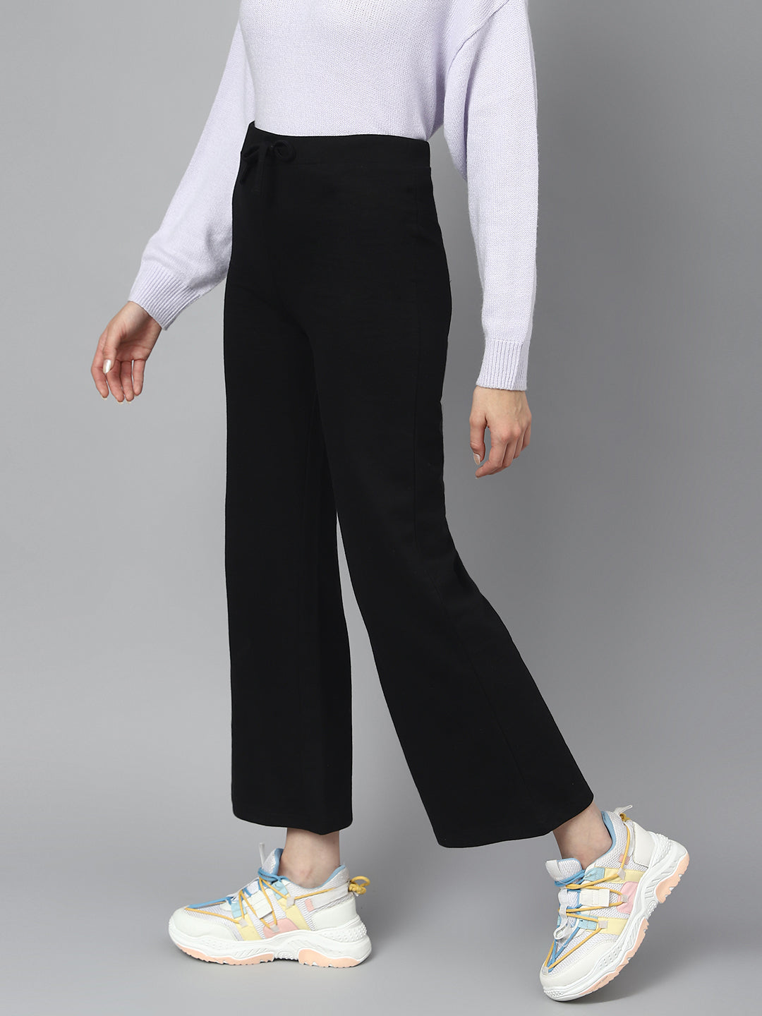 Black Wide Leg Joggers