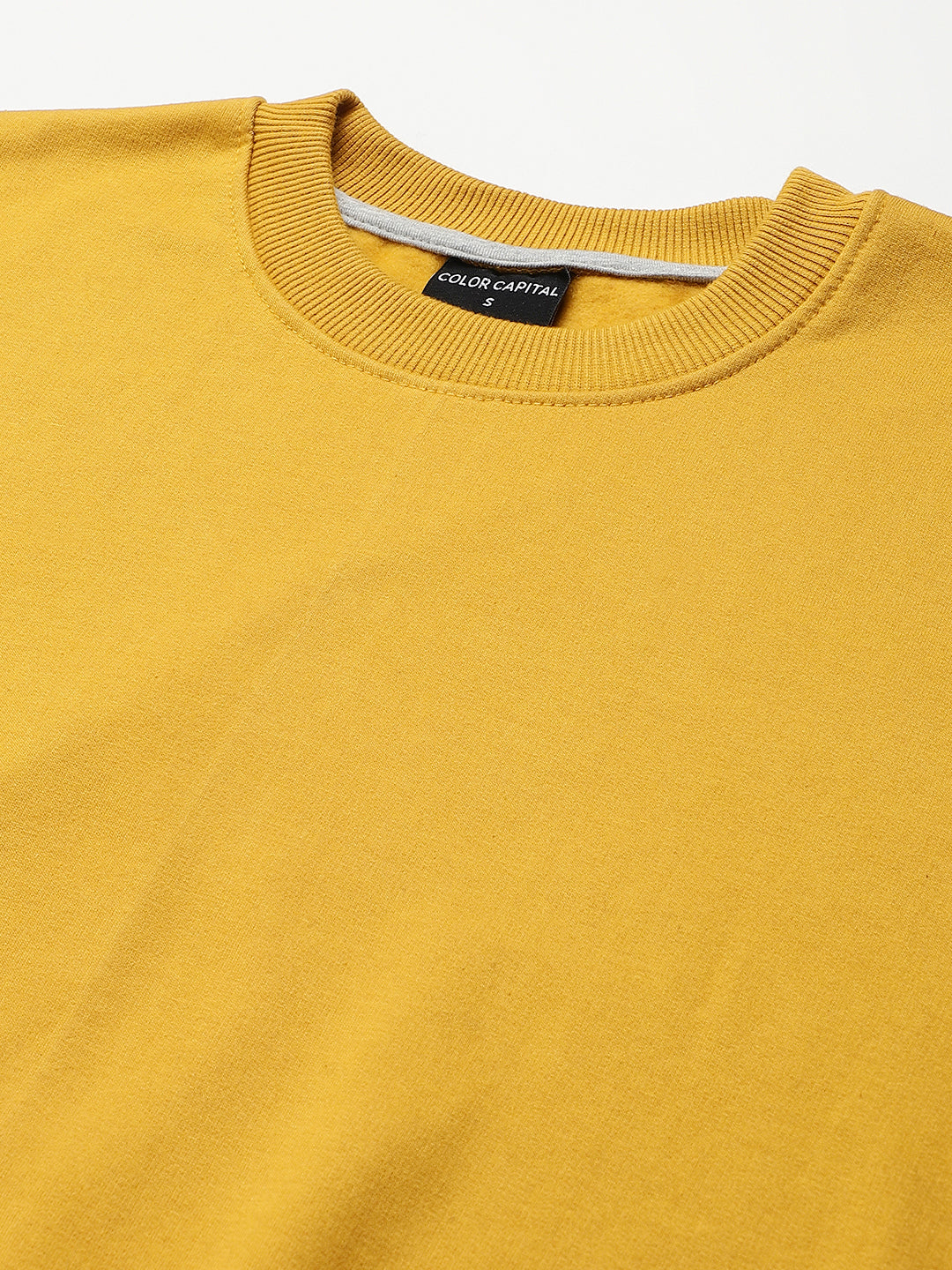 Mustard Drop Shoulder Sweatshirt
