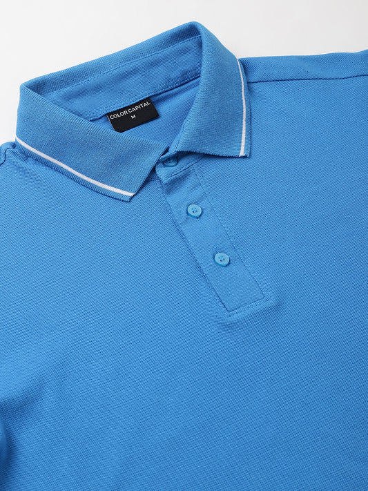Blue Classic White Tipping Polo