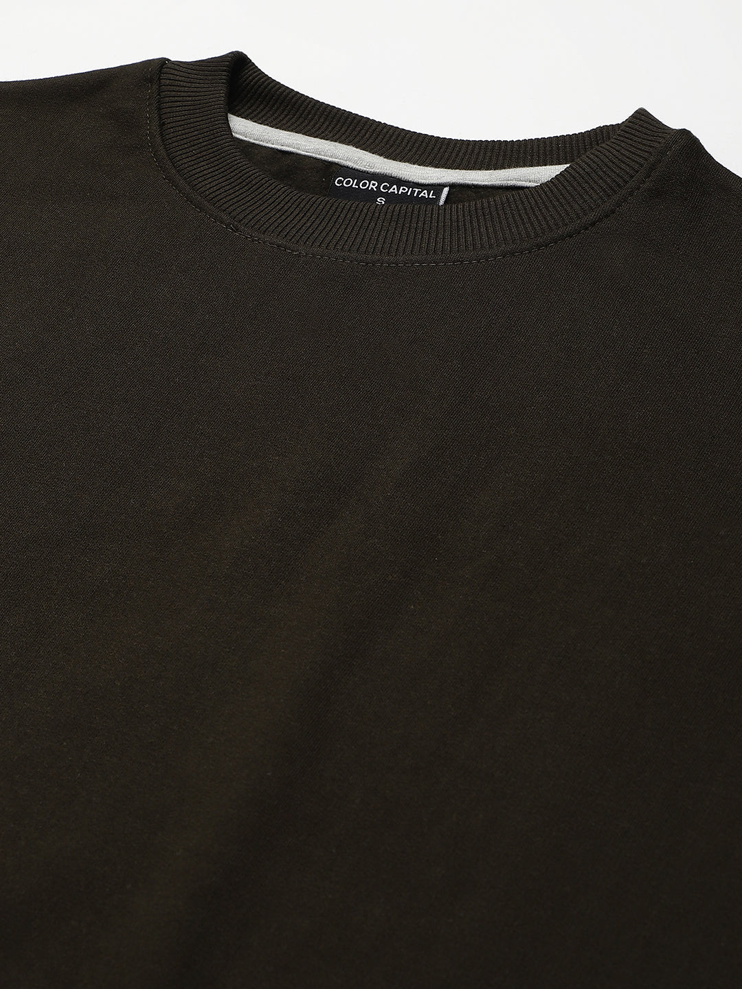 Olive Drop Shoulder Sweatshirt