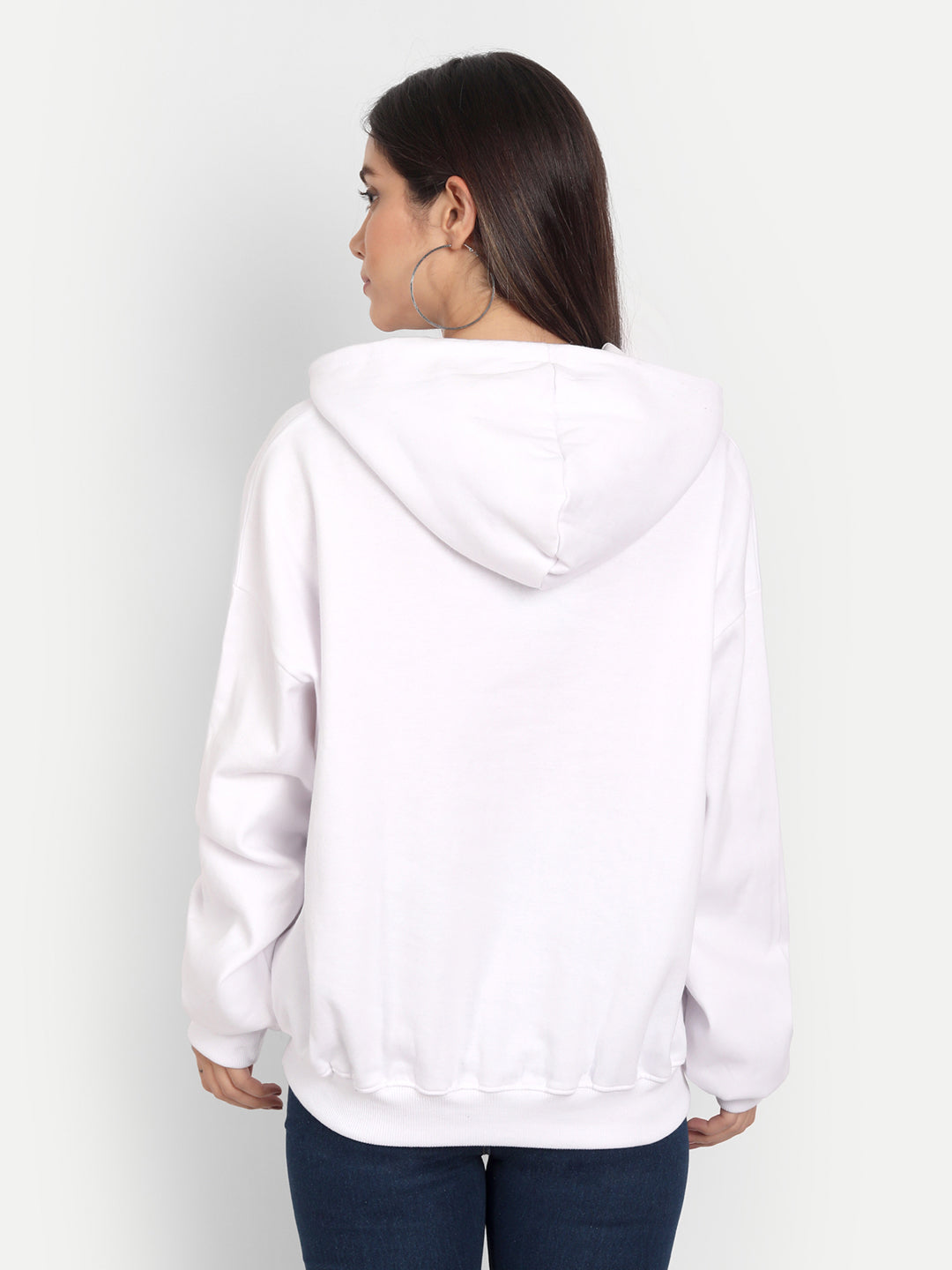 White Oversized Hoodie
