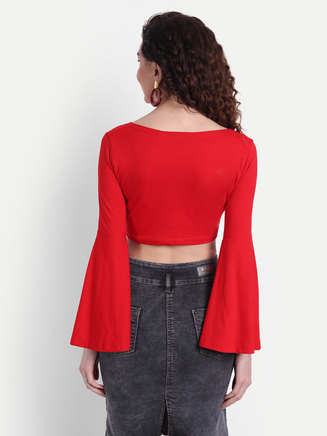 Red Splice Top
