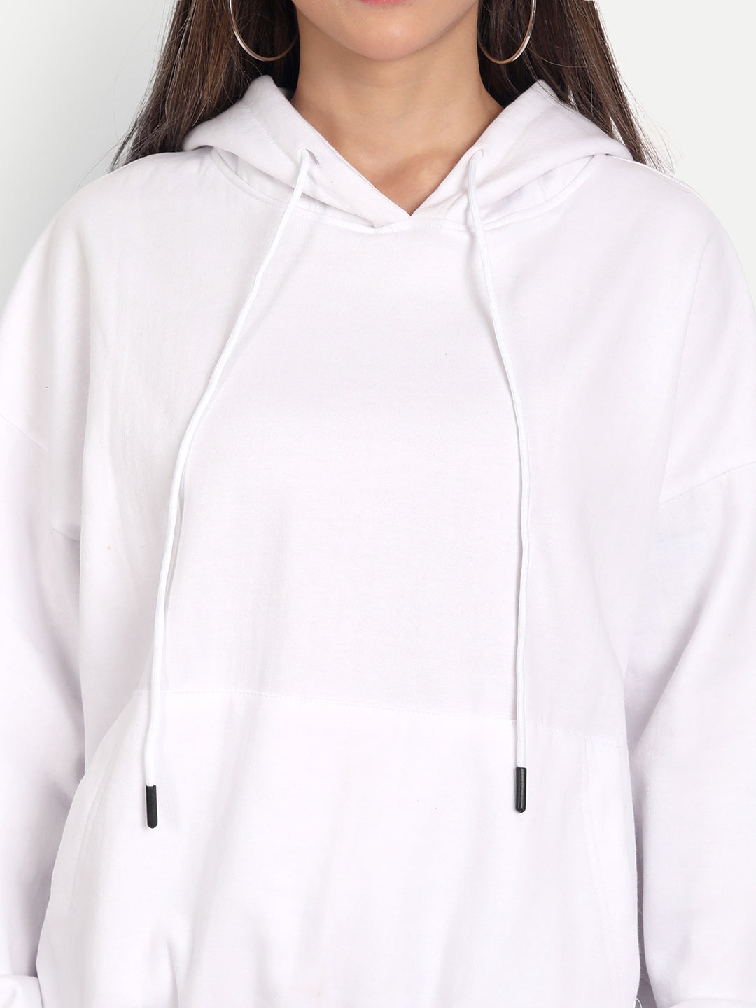 White Oversized Hoodie
