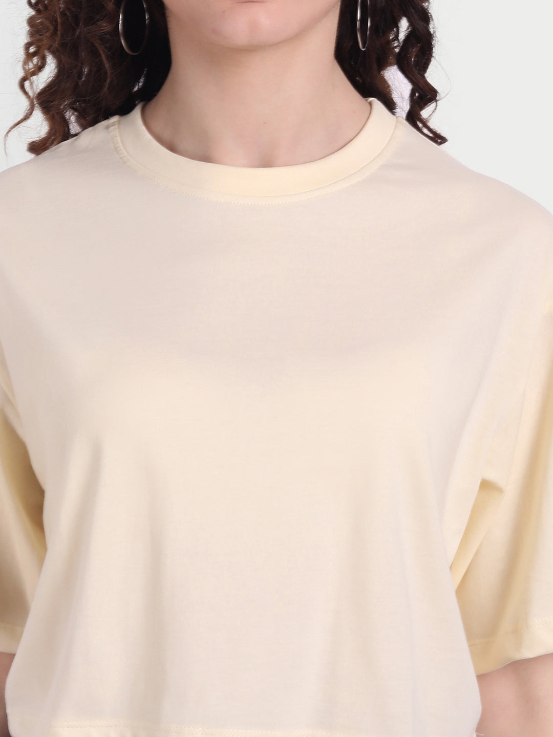 Butter Oversized Cropped T-shirt