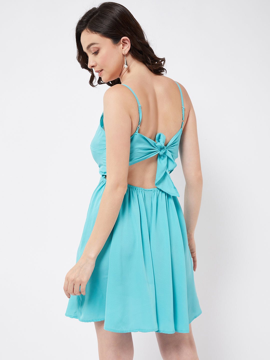 Aqua Flare Dress