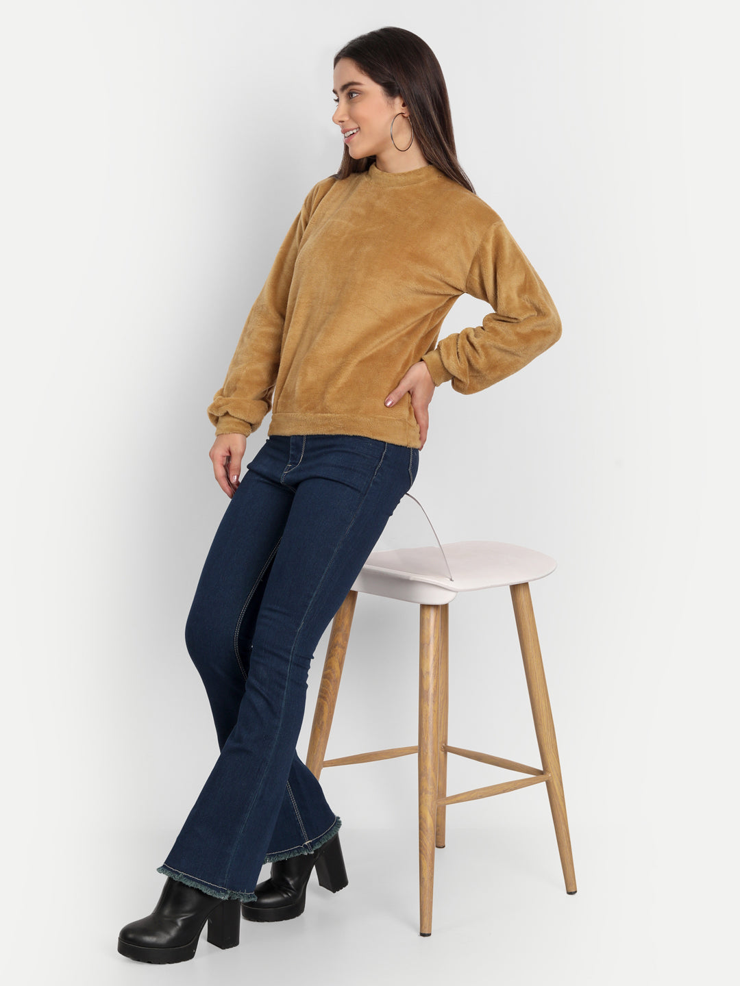 Camel Fur Top
