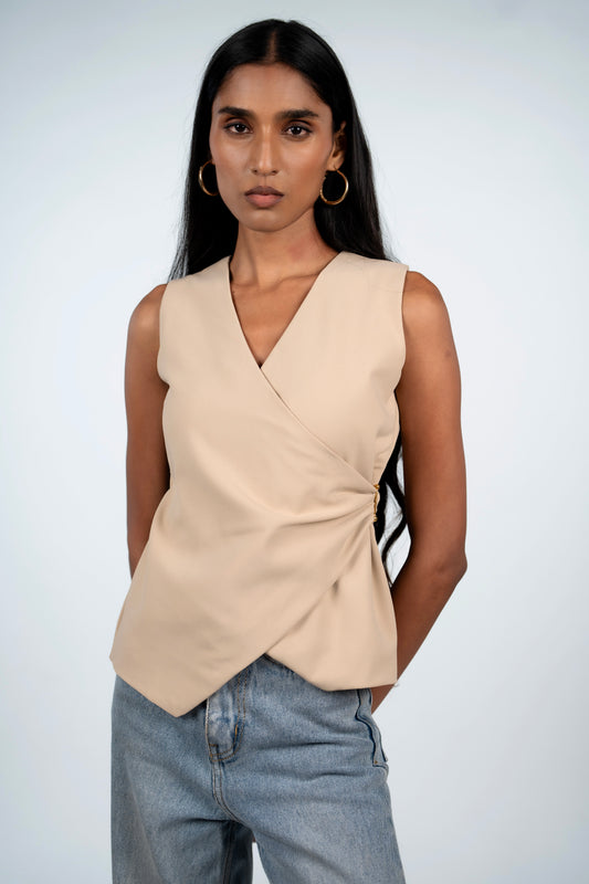Textured Clasp Top